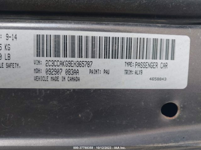 2C3CCAKG9EH365787 Chrysler 300C