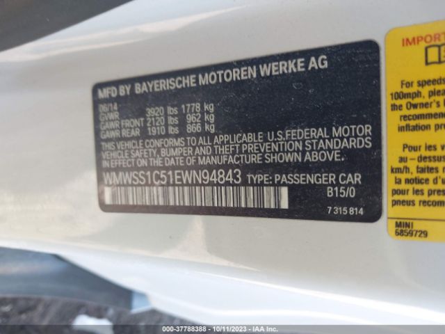 WMWSS1C51EWN94843 Mini COOPER PACEMAN