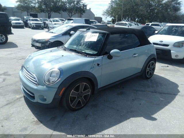 2012 MINI COOPER CONVERTIBLE WMWZN3C57CT134117 Photo 1
