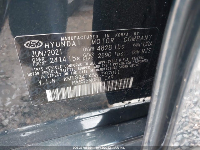 Genesis G70 2.0T 2022 KMTG34TA5NU087011 Image 9
