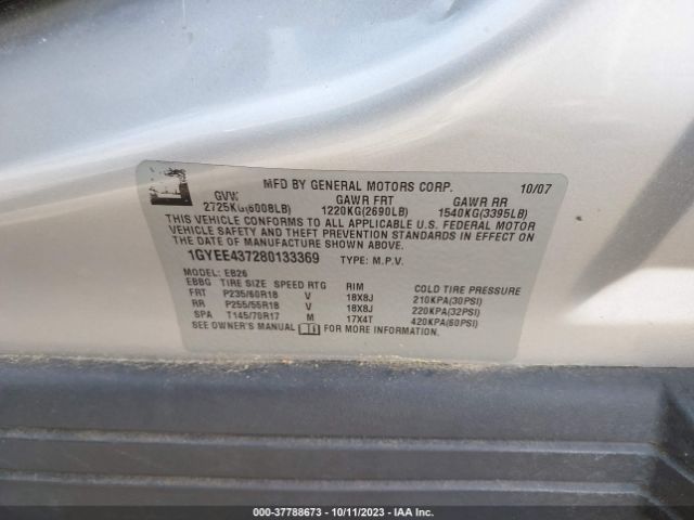 2008 CADILLAC SRX 1GYEE437280133369 Photo 8