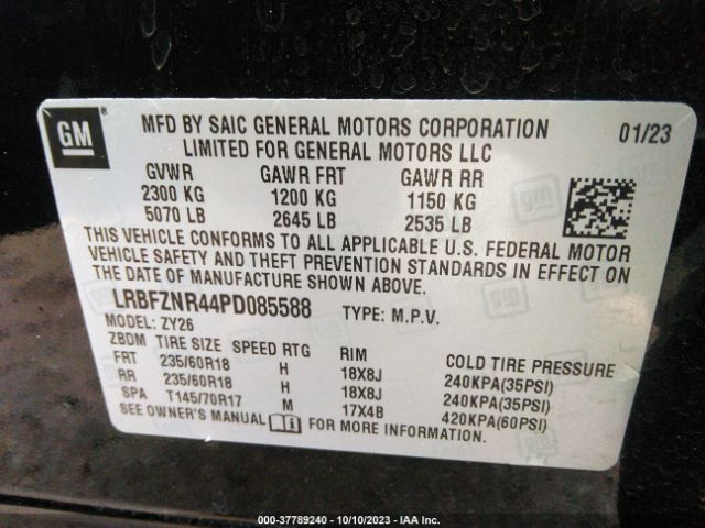 LRBFZNR44PD085588 Buick Envision Essence