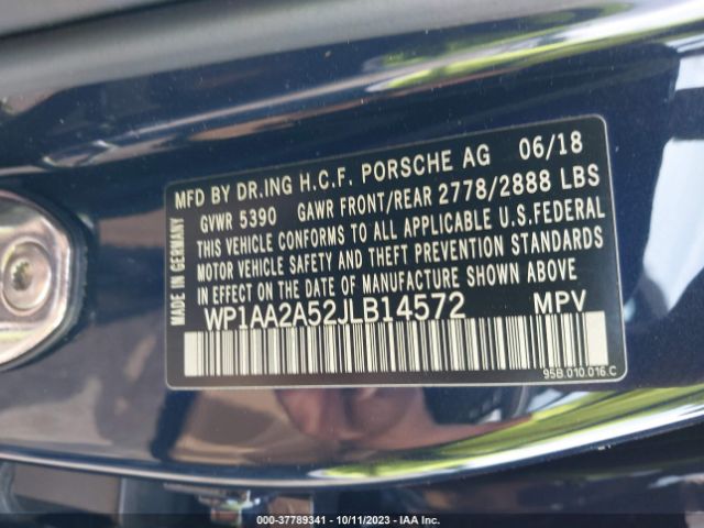 WP1AA2A52JLB14572 Porsche Macan