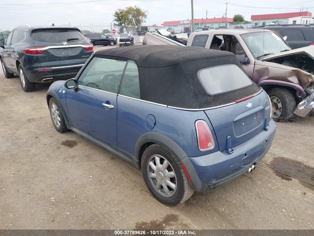 2005 MINI COOPER CONVERTIBLE WMWRH33465TF80828 Photo 2
