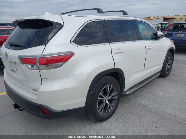 Toyota Highlander Xle 2016 5TDKKRFH8GS139367 Image 4