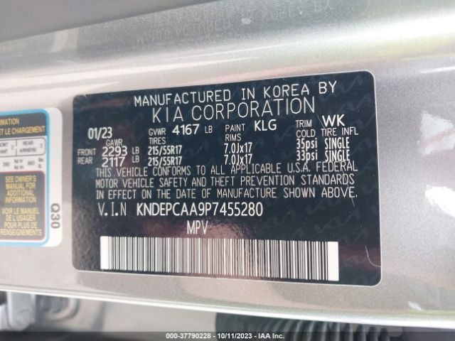 KNDEPCAA9P7455280 KIA Seltos Lx