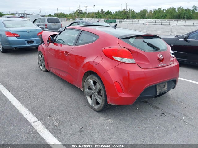 2012 HYUNDAI VELOSTER BASE W/RED/BLACK VIN: KMHTC6AD8CU055393