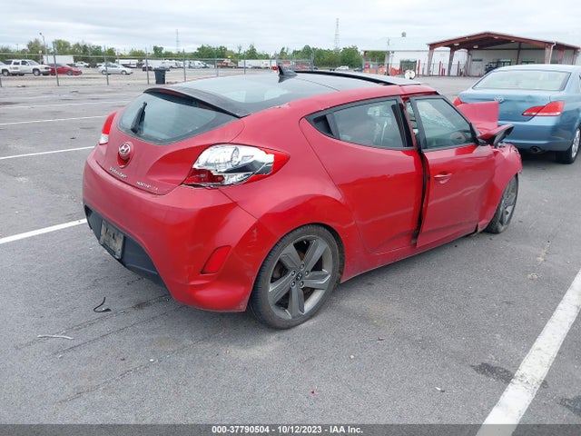 2012 HYUNDAI VELOSTER BASE W/RED/BLACK VIN: KMHTC6AD8CU055393