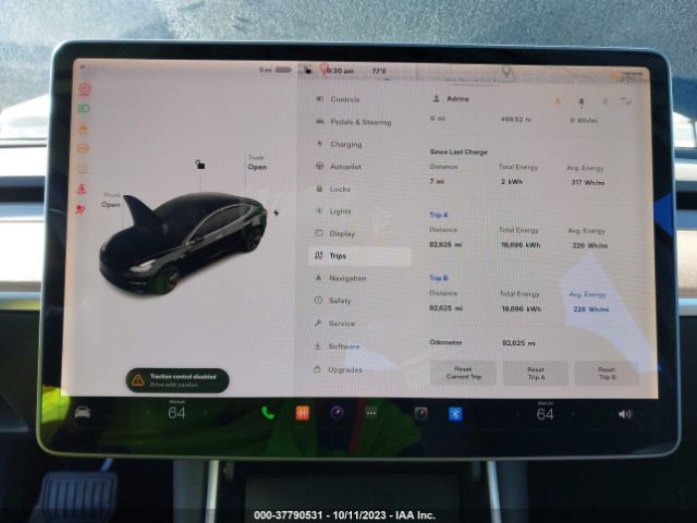 5YJ3E1EA7LF657700 Tesla Model 3 Standard Range