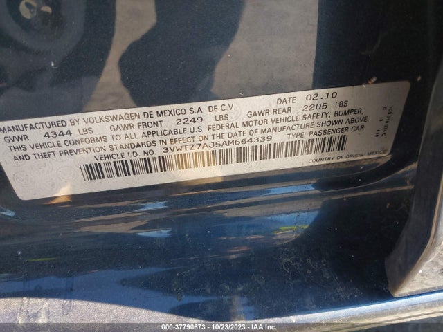 2010 VOLKSWAGEN JETTA SPORTWAGEN 3VWTZ7AJ5AM664339 Photo 8