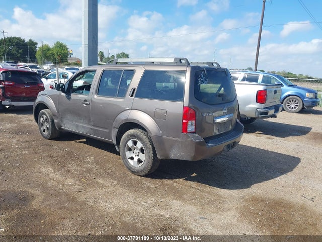 2008 NISSAN PATHFINDER S VIN: 5N1AR18U88C655262