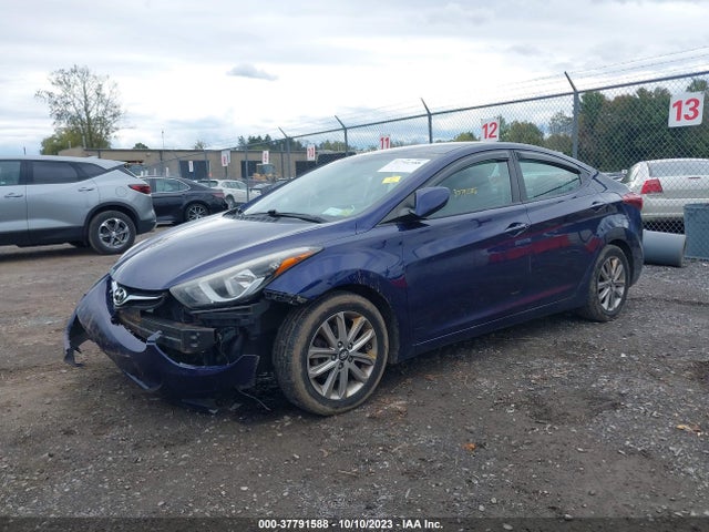 2014 HYUNDAI ELANTRA SE VIN: 5NPDH4AE5EH467324