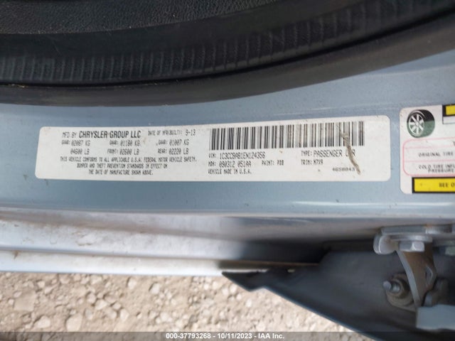 2014 CHRYSLER 200 LX VIN: 1C3CCBAB1EN124356