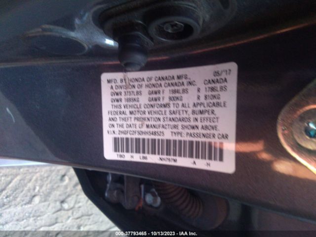 2HGFC2F50HH548525 Honda Civic Sedan Lx