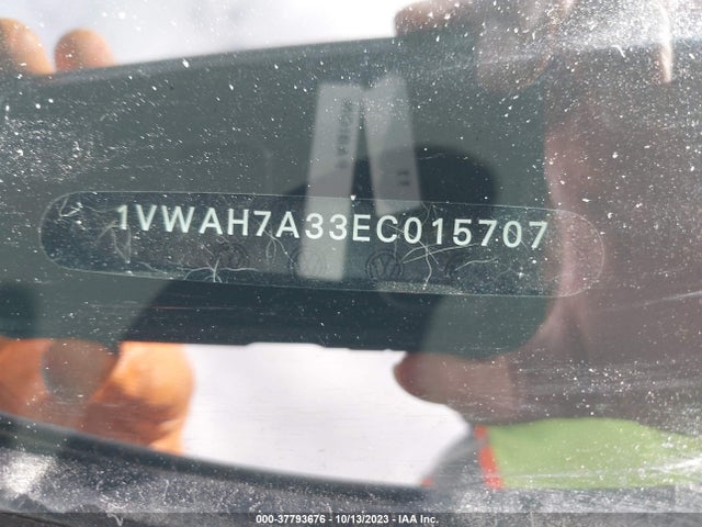 1VWAH7A33EC015707 Volkswagen Passat Wolfsburg Ed