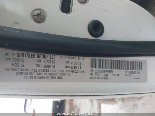 2C3CDZAG3FH715381 Dodge Challenger Sxt