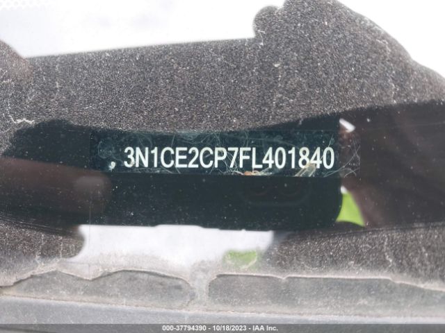 3N1CE2CP7FL401840 Nissan Versa Note S/s Plus/sv/sr/sl