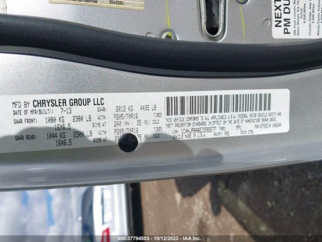 1C4NJPBA8ED599277 Jeep Patriot Sport