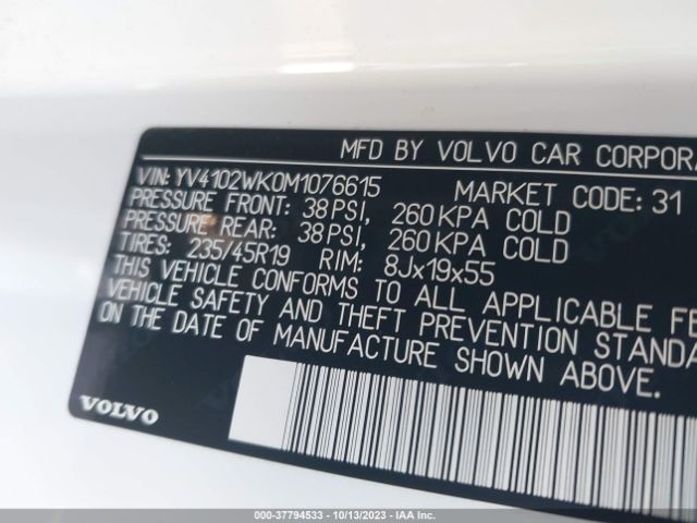 YV4102WK0M1076615 Volvo V60 CROSS COUNTRY