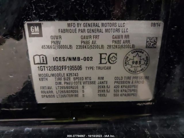 1GT120E82FF195506 GMC Sierra 2500hd Denali