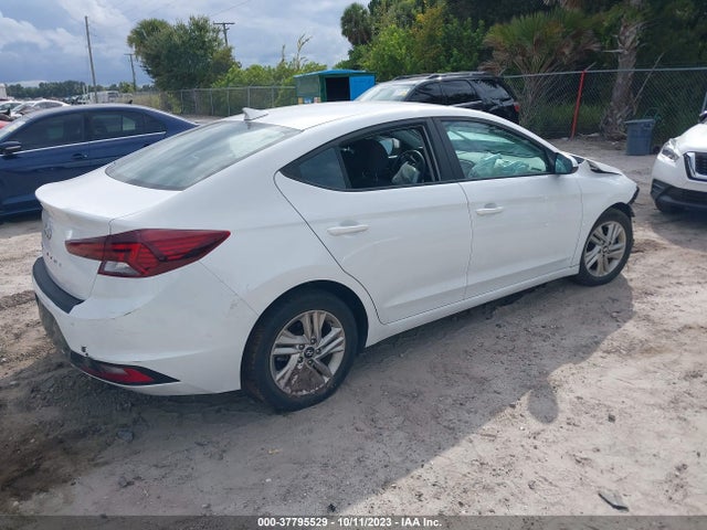 2019 HYUNDAI ELANTRA SEL VIN: 5NPD84LF4KH432081