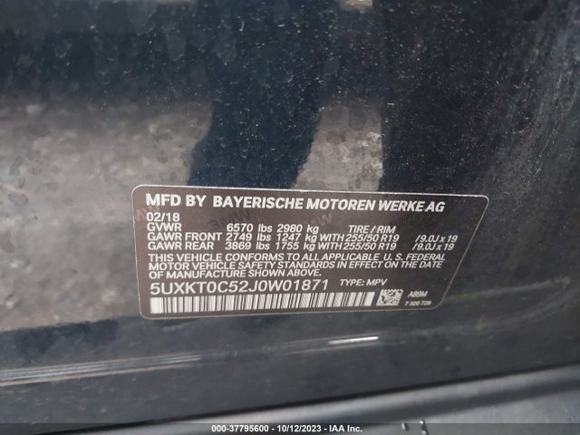 BMW X5 Xdrive40e Iperformance 2018 5UXKT0C52J0W01871 Image 9