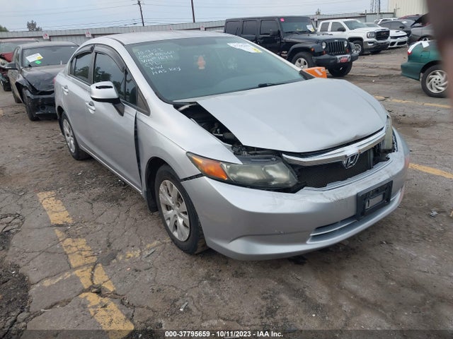 2012 HONDA CIVIC SDN LX VIN: 19XFB2F52CE091674