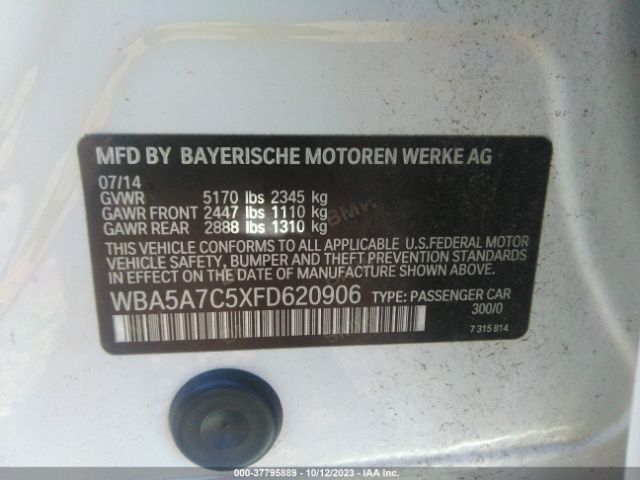 WBA5A7C5XFD620906 BMW 5 Series 528i Xdrive