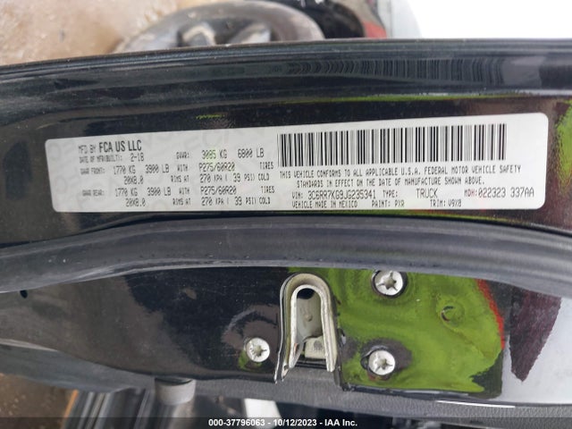 3C6RR7KG9JG235341 RAM 1500 Express