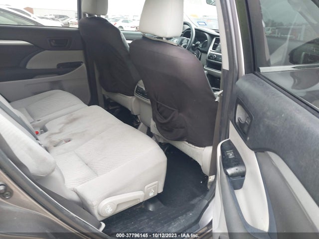 2017 TOYOTA HIGHLANDER LE VIN: 5TDZZRFH2HS219615
