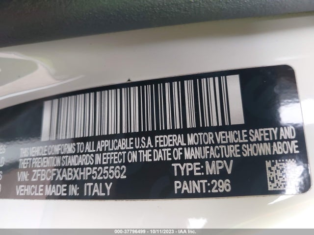 2017 FIAT 500X ZFBCFXABXHP525562 Photo 8