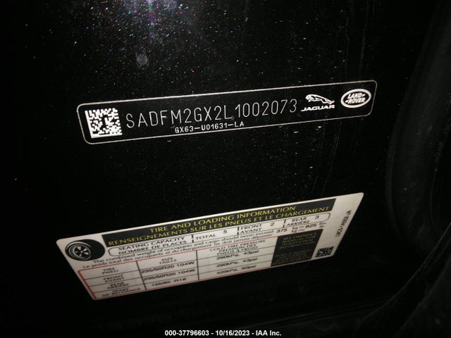 2020 JAGUAR E-PACE SADFM2GX2L1002073 Photo 8