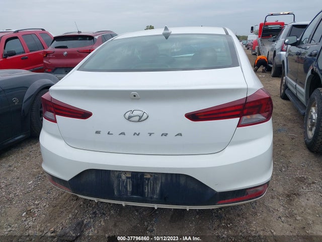 2019 HYUNDAI ELANTRA SEL VIN: 5NPD84LF9KH496553