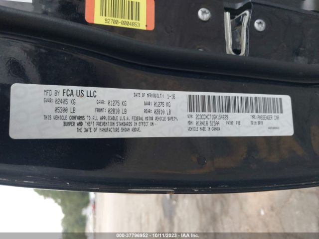 2C3CDXCT1GH154629 Dodge CHARGER R/T
