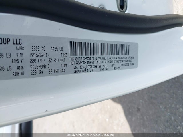 1C4NJPFB2FD186534 Jeep Patriot Latitude