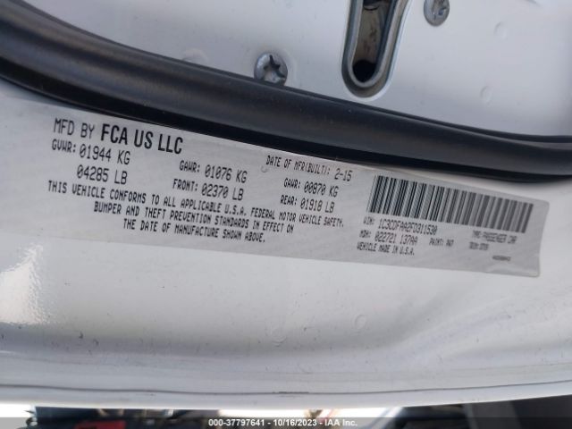 1C3CDFAA2FD311530 Dodge DART SE