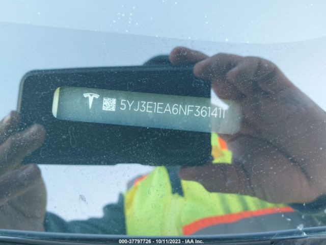 5YJ3E1EA6NF361411 Tesla Model 3 Rear-wheel Drive