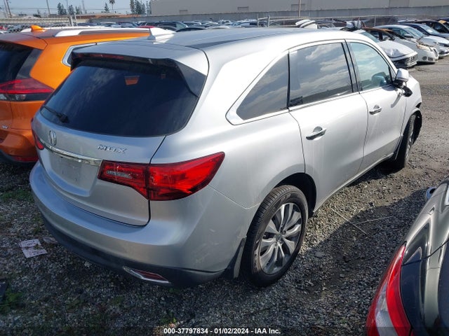 Acura Mdx Technology Package 2014 5FRYD3H41EB009264 Image 4