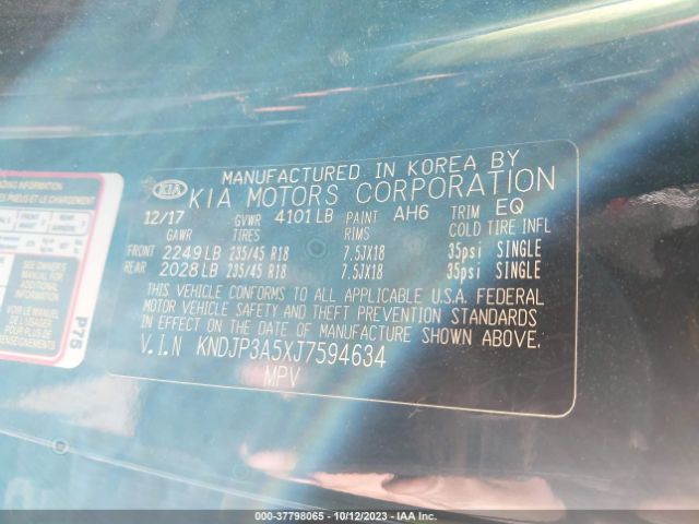 KNDJP3A5XJ7594634 KIA SOUL +