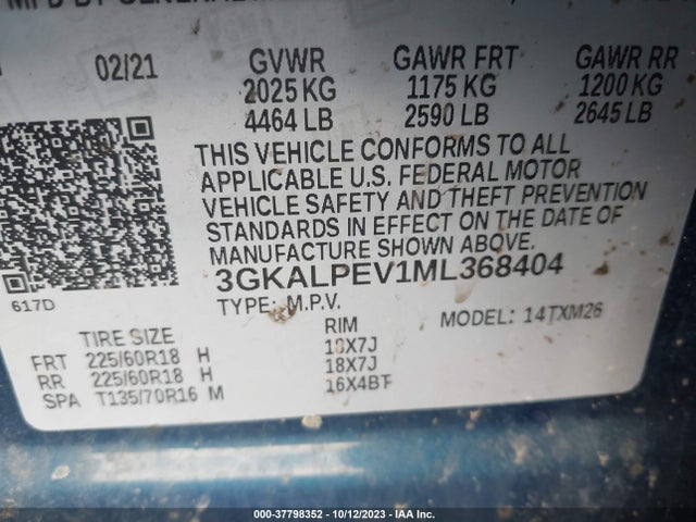 GMC Terrain Slt 2021 3GKALPEV1ML368404 Image 9