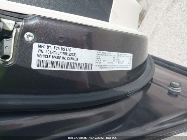2C4RC1L71NR122733 Chrysler Pacifica Hybrid Touring L