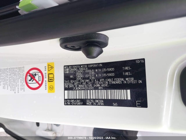 Lexus RX 350 2017 JTJBZMCA9H2016592 Image 9
