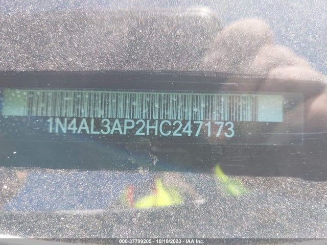2017 NISSAN ALTIMA 2.5 S VIN: 1N4AL3AP2HC247173