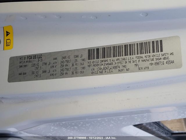 1C4HJXDN7LW149974 Jeep Wrangler Unlimited Sport S