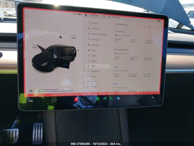 7SAYGDEF7NF347405 Tesla Model Y Performance
