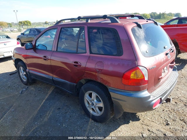 2004 HYUNDAI SANTA FE GLS VIN: KM8SC13D94U676171