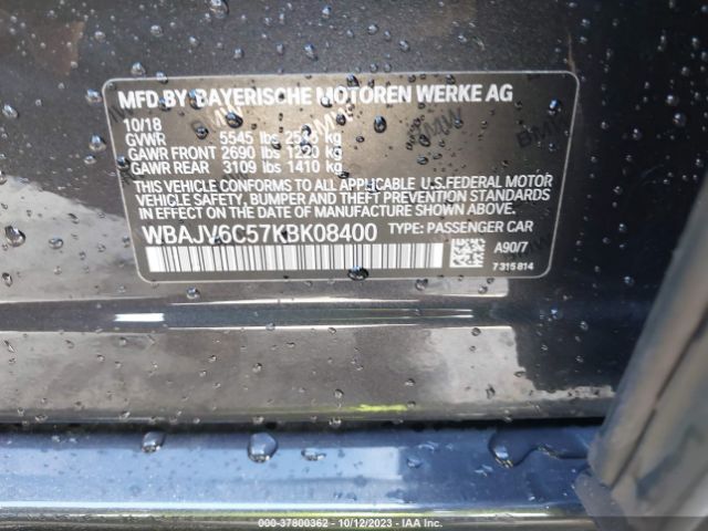 WBAJV6C57KBK08400 BMW 6 Series 640i Xdrive