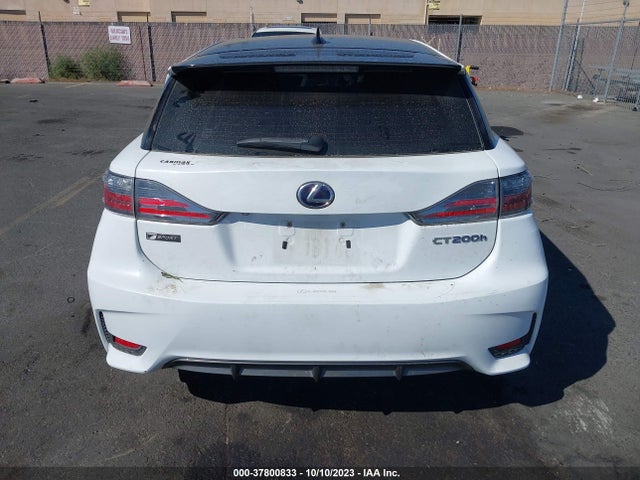 JTHKD5BH6G2274037 Lexus Ct 200h Hybrid