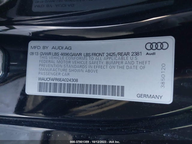 WAUCFAFR6EA024308 Audi A5 PREMIUM
