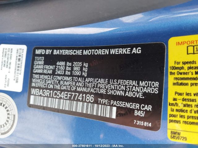 WBA3R1C54EF774186 BMW 435i